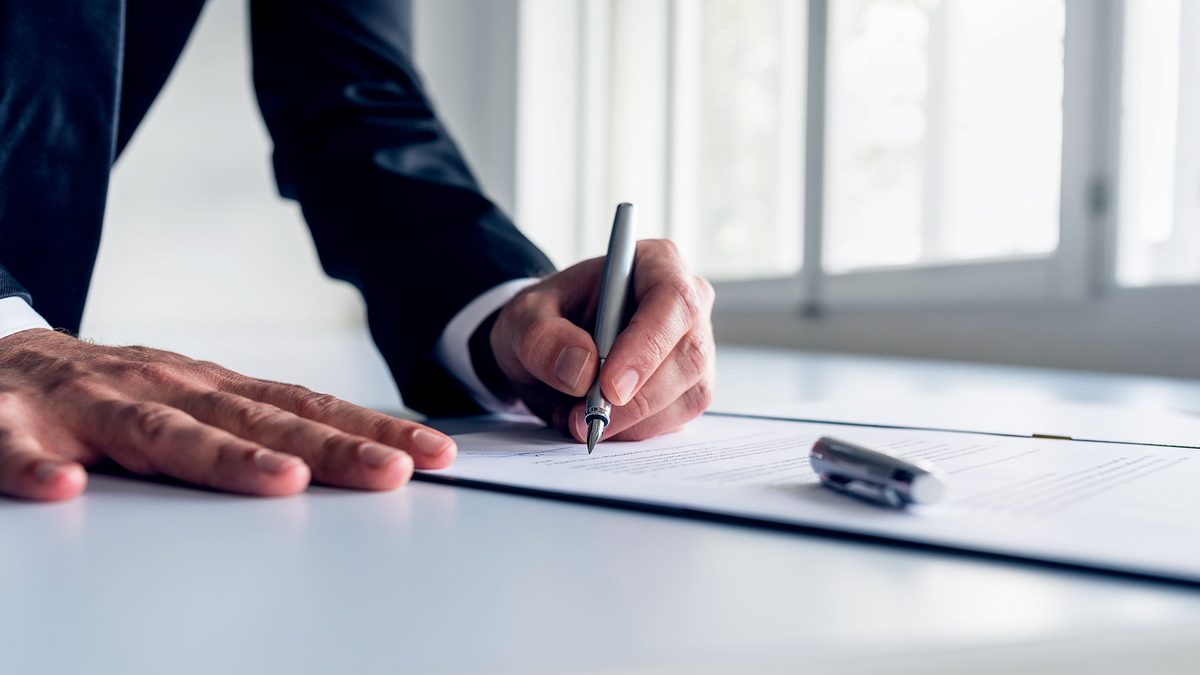 Signature d’un acte authentique à l’étude